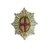 coldstream guard beret cap badge in silver
