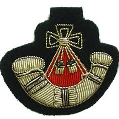 Light Infantry Brigade Beret Badge on Rifle Green