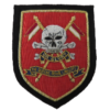 queens royal lancers blazer badge death or glory red