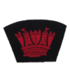 Royal Navy Blazer Badge - Red Silk