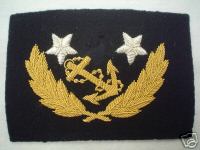 US Confederate Navy Commander's Cap Badge