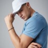 authentic 5 panel cap piped peak