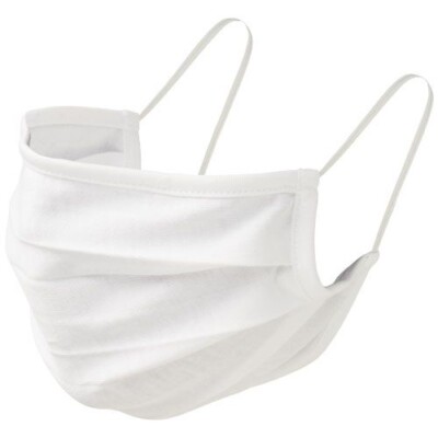Calla GOTS face mask, white
