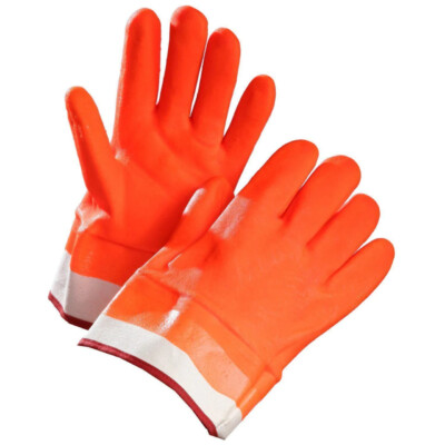 Forcefield Chemical Resistant PVC Coated Fleece Lined Gloves (12 Pairs/Box)