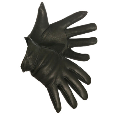 Forcefield "Dirty Harry" Thinsulate Lined Black Deerskin Driver's Glove (12 Pairs/Box)
