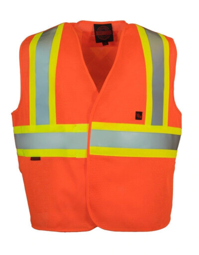 Forcefield Fire Resistant (FR) 5-Point Tear-away Hi Vis Safety Vest