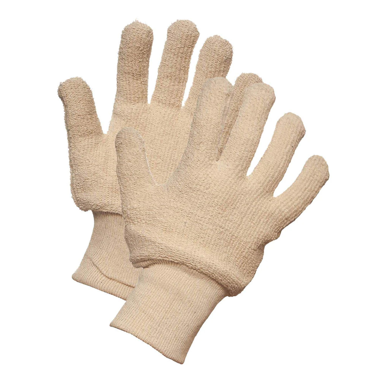 ForceField Heat Resistant Terrycloth Knit Wrist Gloves (12 Pairs/Box) ForceField Heat Resistant Terrycloth Knit Wrist Gloves (12 Pairs/Box)