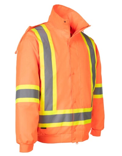ForceField Hi Vis 6-in-1 Driver's Jacket with Removable Bomber