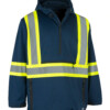 forcefield hi vis safety anorak pullover softshell