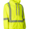 ForceField Hi Vis Safety Hoodie with Segmented Reflective Tape and Detachable Hood