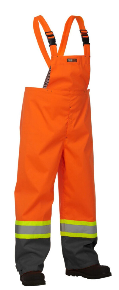 Forcefield Hi Vis Safety Rain Overall