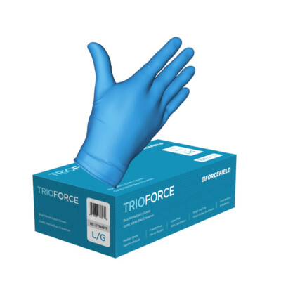 ForceField TrioForce Nitrile Disposable Examination Gloves (1000 Gloves/Box)