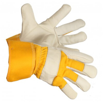 Forcefield "Wild Catter" Fleece and Foam Lined Split Leather Work Glove (12 Pairs/Box)