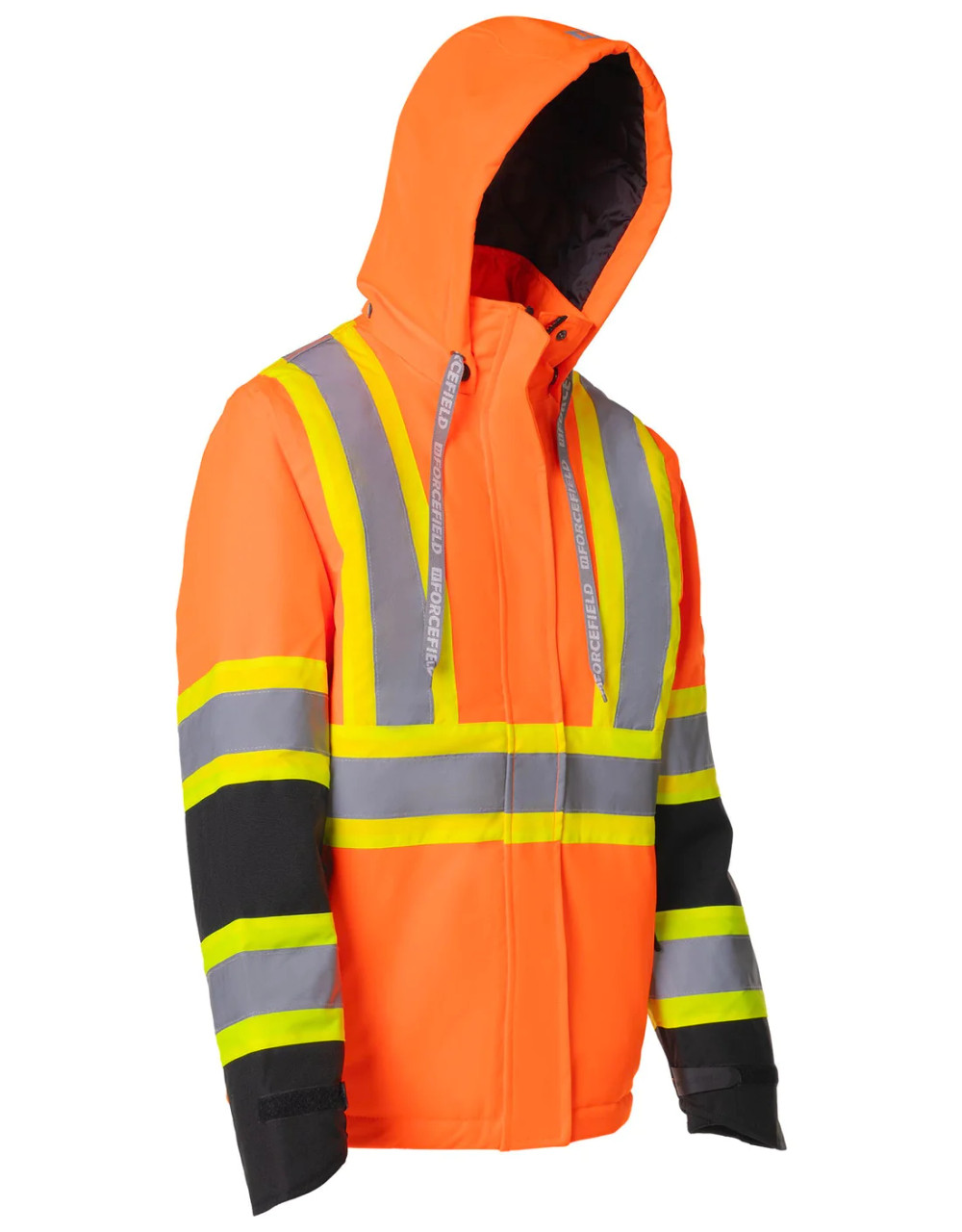ForceField Women's Hi-Vis Safety Parka with Detachable Hood ForceField Women's Hi-Vis Safety Parka with Detachable Hood