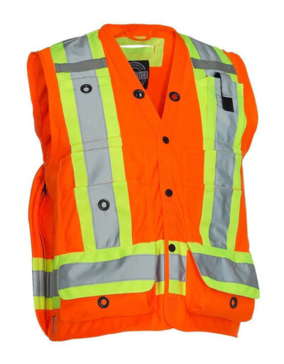 ForceField Women's Hi Vis Safety Surveyor's Vest