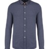 long sleeved jacquard knit shirt