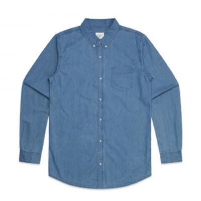 MENS BLUE DENIM SHIRT - 5409