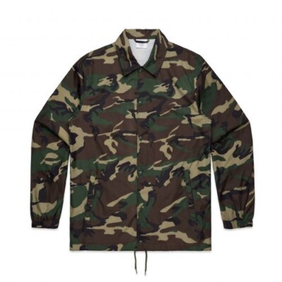 MENS COACH CAMO JACKET - 5520C