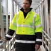 motorway two tone safety coat