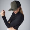 original flat peak 6 panel trucker