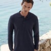 Premium long sleeve polo