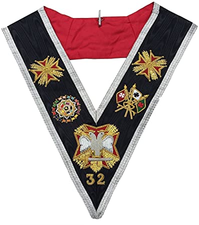 Rose Croix 32nd Degree Gold Collar