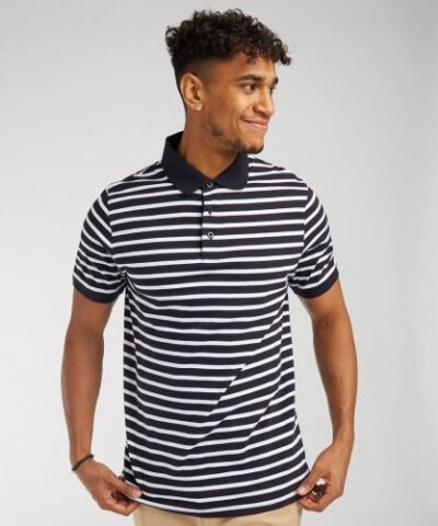 Striped Jersey polo shirt