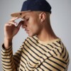 suede peak 5 panel cap