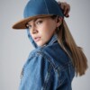 suede peak snapback