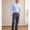 teflon coated flat front chino