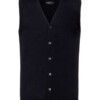 v neck sleeveless knitted cardigan