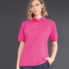 womens classic cotton pique polo shirt