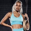 Women's cross back crop top
