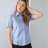 womens short sleeve oxford shirt