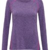 womens tridri laser cut scooped top