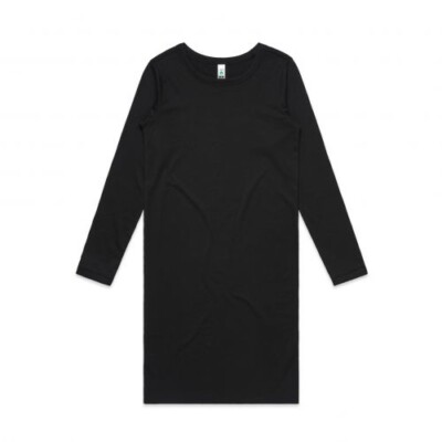 WO'S MIKA ORGANIC L/S DRESS - 4033