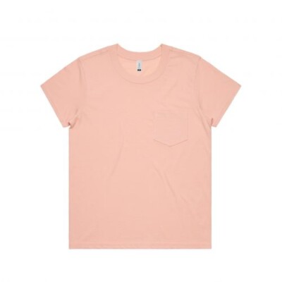 WO'S SQUARE POCKET TEE - 4046